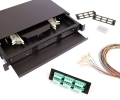 12 Fiber LC OM3 50/125 1U Splicing Patch Panel Kit