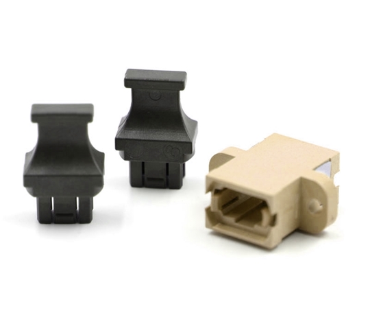 Beige MTP Adapter SC Footprint Full Flange Beige MTP Adapter SC Footprint Full Flange
