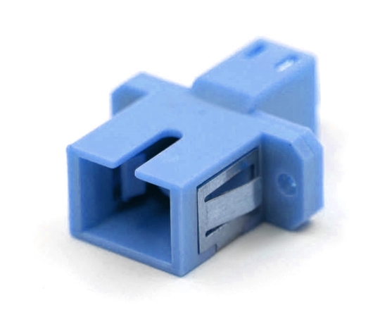 SC Female LC Female Hybrid Blue Plastic Adapter SC Female LC Female Hybrid Blue Plastic Adapter