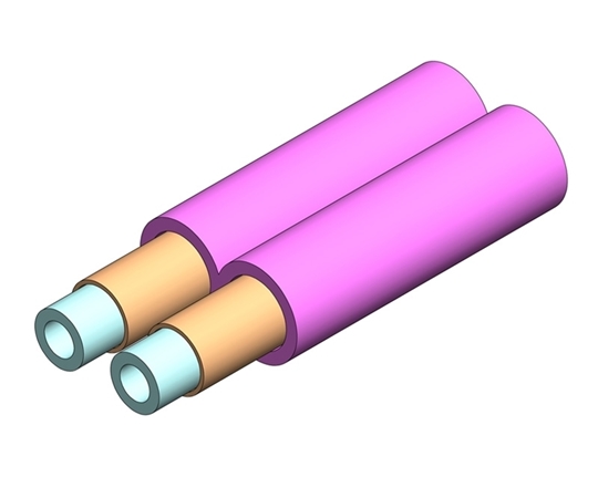 3mm Duplex Furcation Tubing for 900m Rose 3mm Duplex Furcation Tubing for 900m Rose