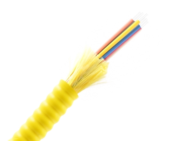 6 Fiber Armored Distribution Cable OS2 OFNR 6 Fiber Armored Distribution Cable OS2 OFNR