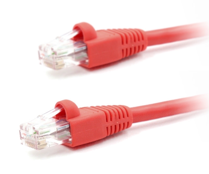 5ft Cat5e 350MHz UTP Ethernet Red