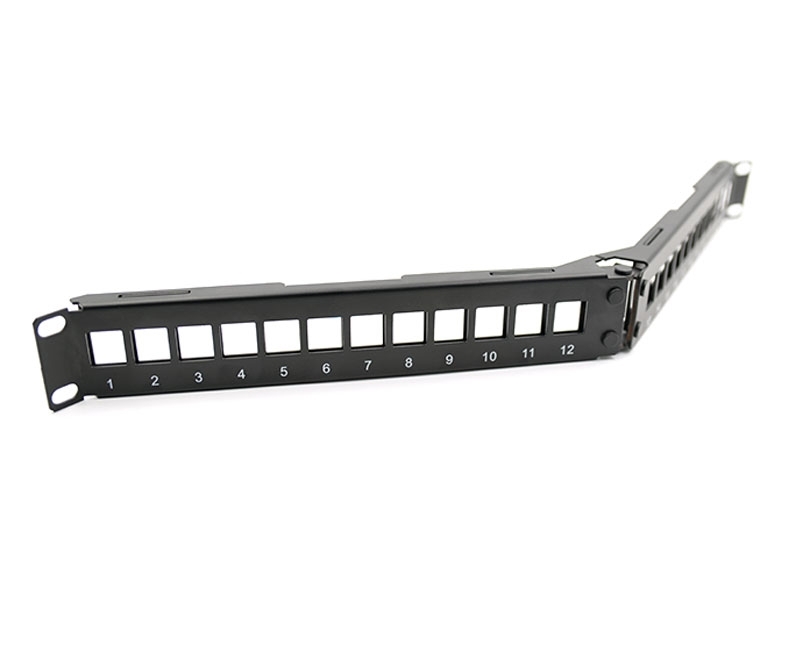 Angled Type Panel 24 Ports Blank Space