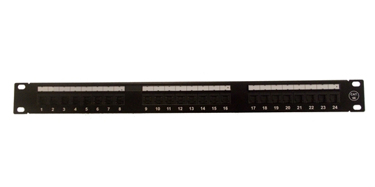 Cat5e 24 Port Unshielded 1U Copper Patch Panel Label Mark Type Cat5e 24 Port Unshielded 1U Copper Patch Panel Label Mark Type