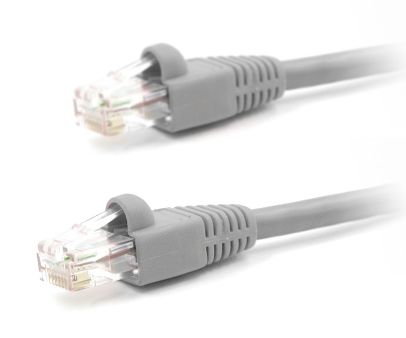 1ft Cat5e 350MHz UTP Ethernet Gray