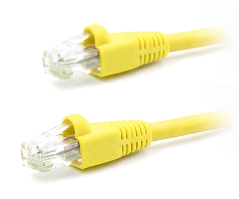 50ft Cat5e 350MHz UTP Ethernet Yellow