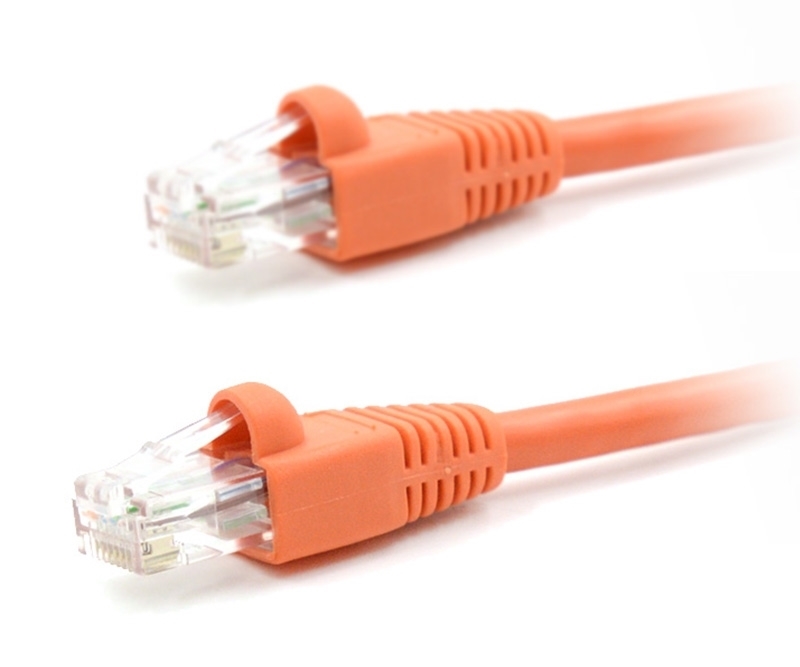 7ft Cat5e 350MHz UTP Ethernet Orange