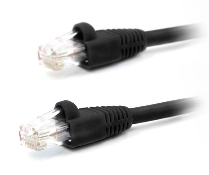 75ft Cat5e 350MHz UTP Ethernet Black