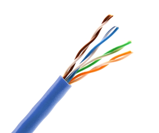 Cat6 Unshielded Bulk Cable Riser Jacket Blue Cat6 Unshielded Bulk Cable Riser Jacket Blue