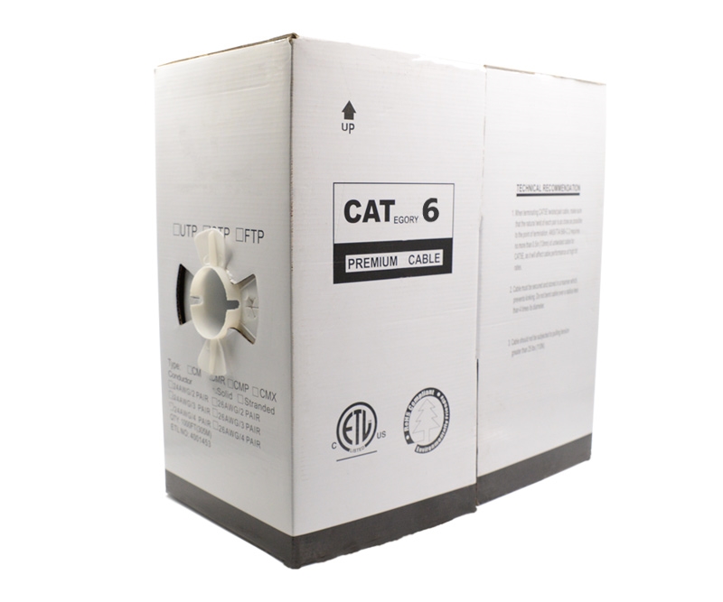 Cat6 Unshielded Bulk Cable Riser Jacket Blue