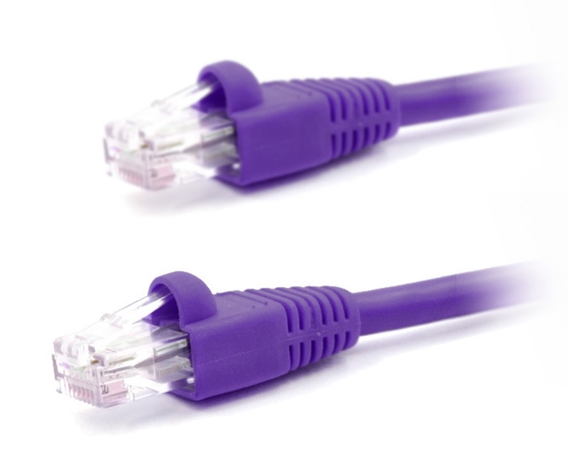 50ft Cat5e 350MHz UTP Ethernet Purple