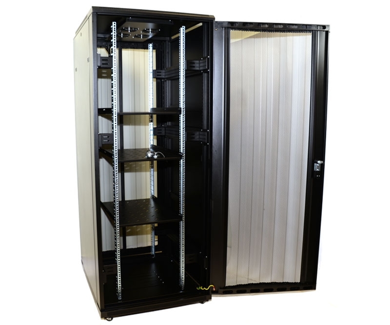 37U Network Server Rack Dual Vented Rear Doors