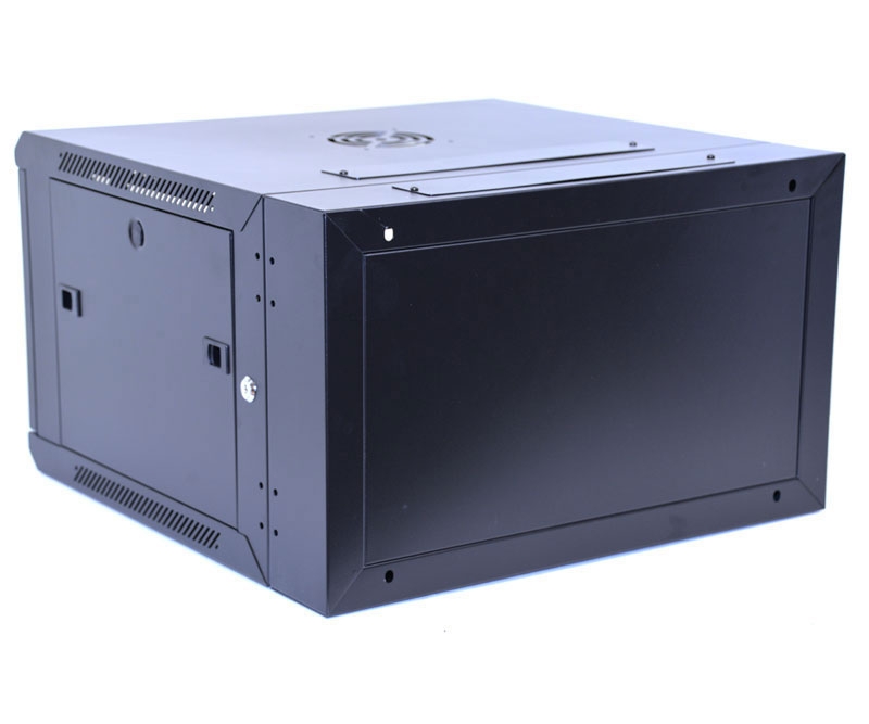 6U Wall Mount Equipment Cabinet Mesh Door Double