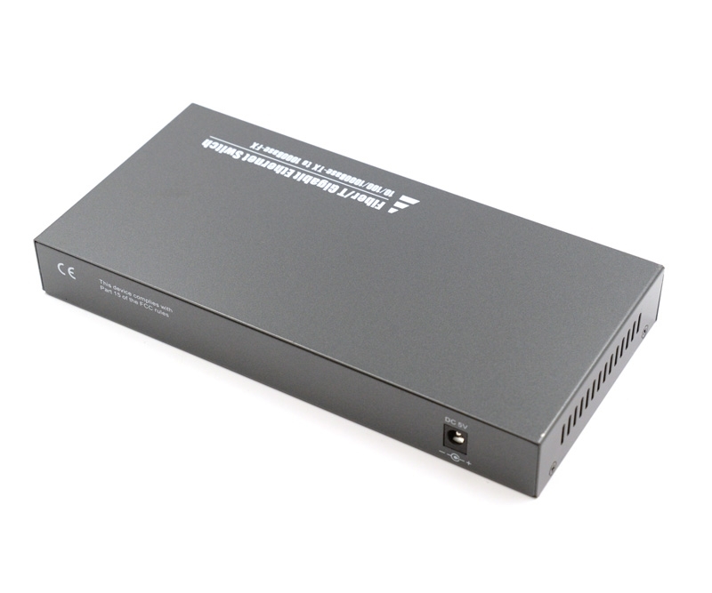 8 Port Fiber Switch 10/100/1000M RJ45 and 2port 1000M SFP