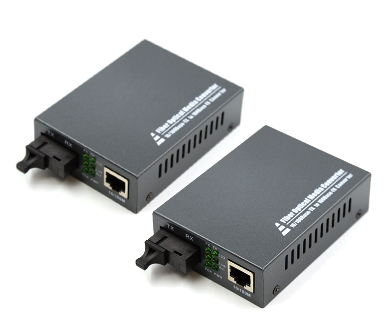 1 Fiber Ethernet Converter BIDI WDM SC 80km