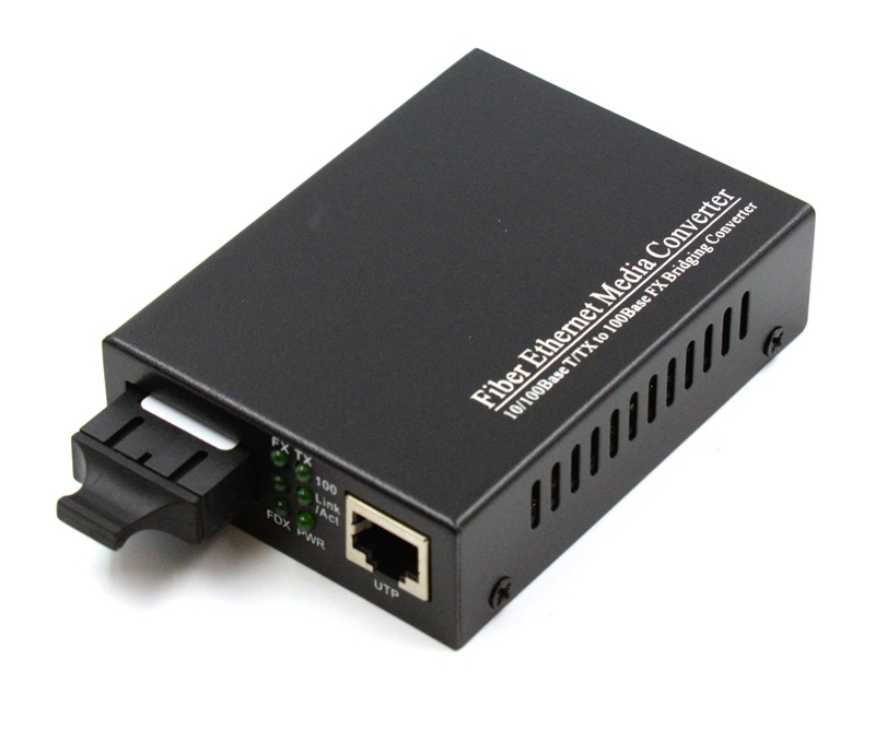 Ethernet to Fiber Converter Singlemode SC 25km