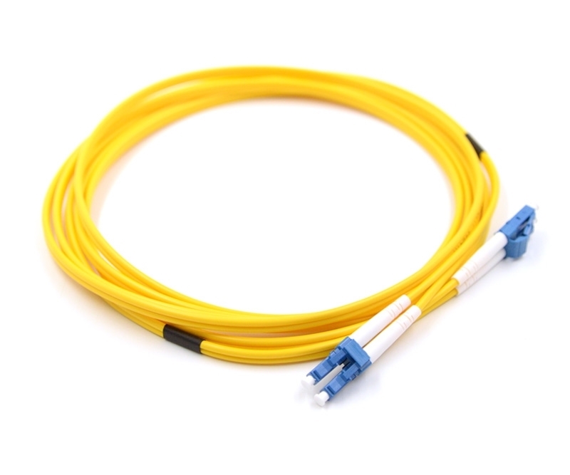 15m LC to LC Duplex Singlemode Armored Fiber Cable