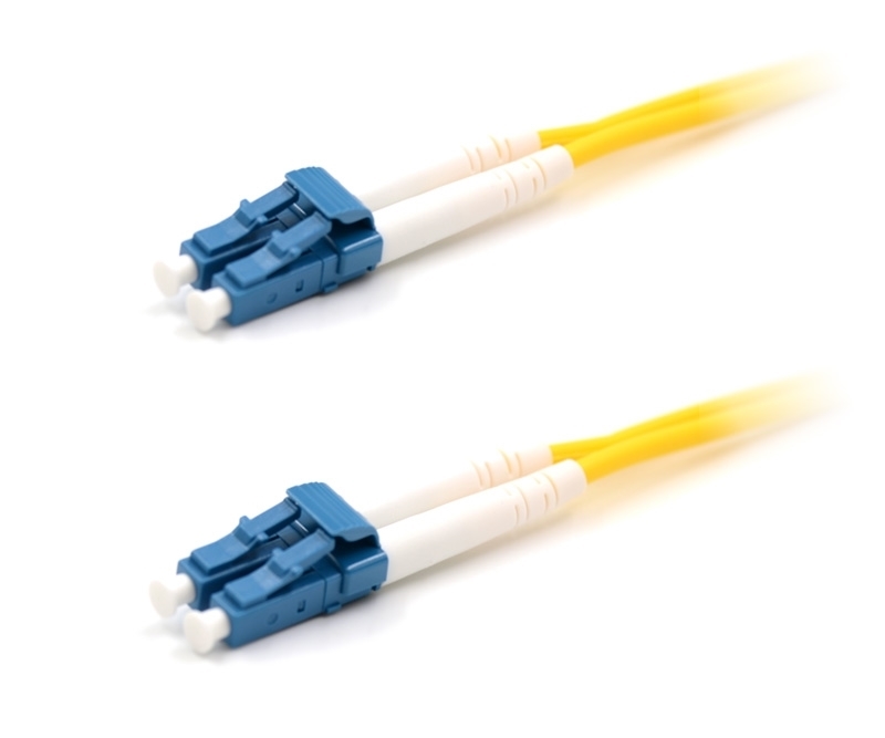 15m LC to LC Duplex Singlemode Armored Fiber Cable