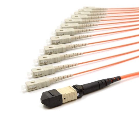 3m MTP Female to 12 SC UPC 12 Fiber Multimode OM1 625/125 Fanout Cable 3m MTP Female to 12 SC UPC 12 Fiber Multimode OM1 625/125 Fanout Cable