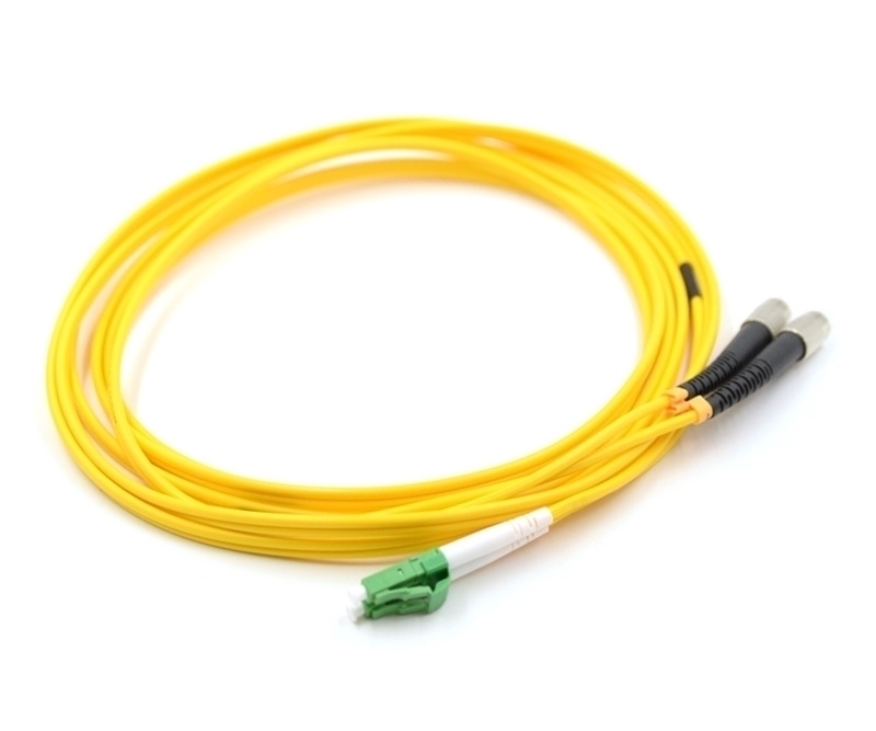 10m FC to LC/APC Duplex Singlemode Patch Cable
