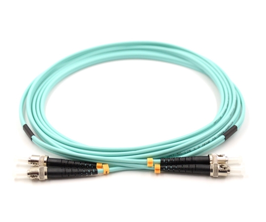 10m ST to ST Duplex OM3 Armored Fiber Cable 10m ST to ST Duplex OM3 Armored Fiber Cable