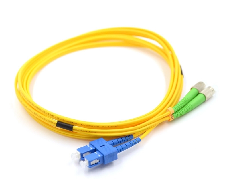 3m SC to FC/APC Duplex Singlemode Patch Cable