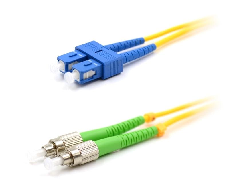 3m SC to FC/APC Duplex Singlemode Patch Cable