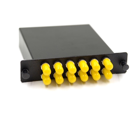 12 Fiber MTP Cassette OM3 ST to MTP Std Female 12 Fiber MTP Cassette OM3 ST to MTP Std Female