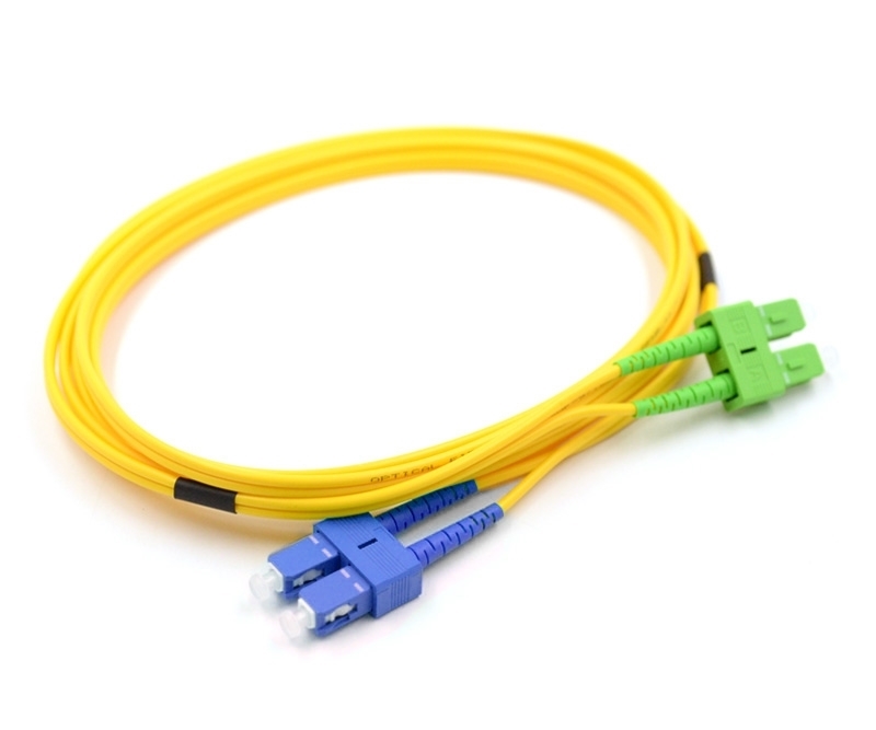 5m SC to SC/APC Duplex Singlemode Patch Cable