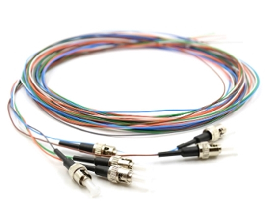 3m 6 Fiber ST Pigtail Multimode OM3 3m 6 Fiber ST Pigtail Multimode OM3