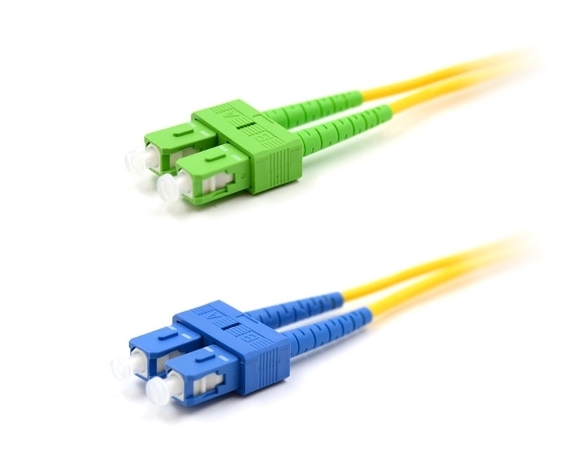 20m SC to SC/APC Duplex Singlemode Patch Cable