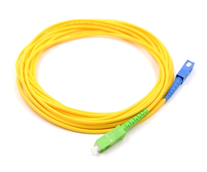 25m SC to SC/APC Simplex Singlemode Patch Cable