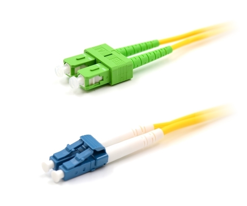 1m LC to SC/APC Duplex Singlemode Patch Cable