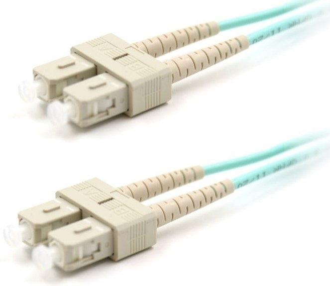 20m SC to SC Duplex OM3 Multimode Patch Cable