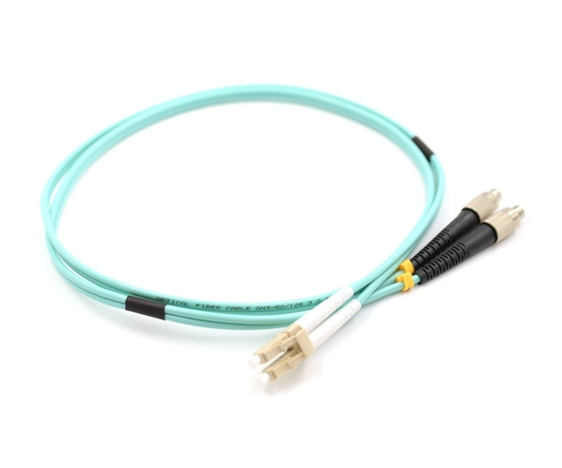 20m LC to FC Duplex OM3 Multimode Patch Cable