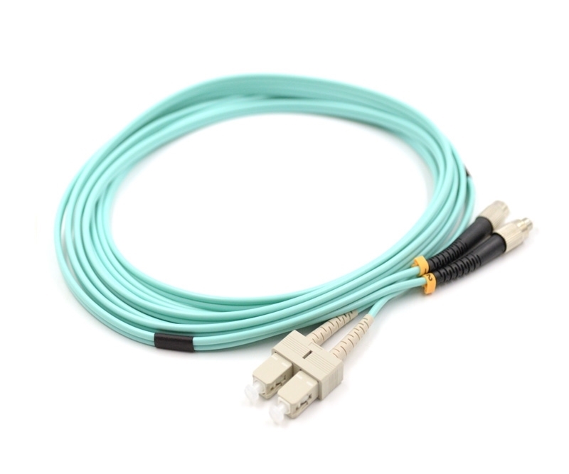 25m SC to FC Duplex OM3 Multimode Patch Cable