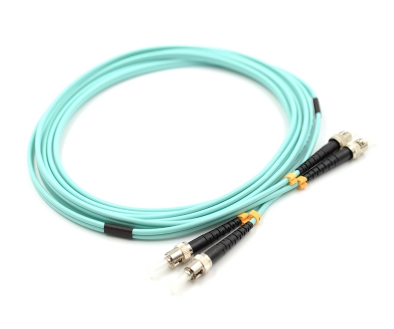 10m ST to ST Duplex OM3 Multimode Patch Cable
