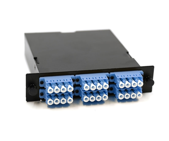 24 Fiber MTP Cassette OS2 LC to 2 MTP Std Male 24 Fiber MTP Cassette OS2 LC to 2 MTP Std Male