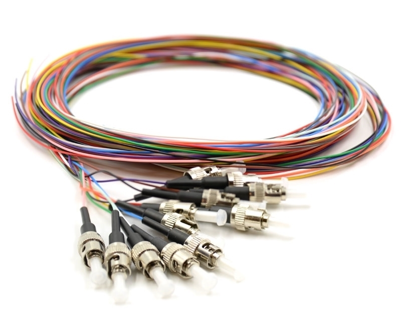 3m 12 Fiber ST Pigtail Multimode OM1