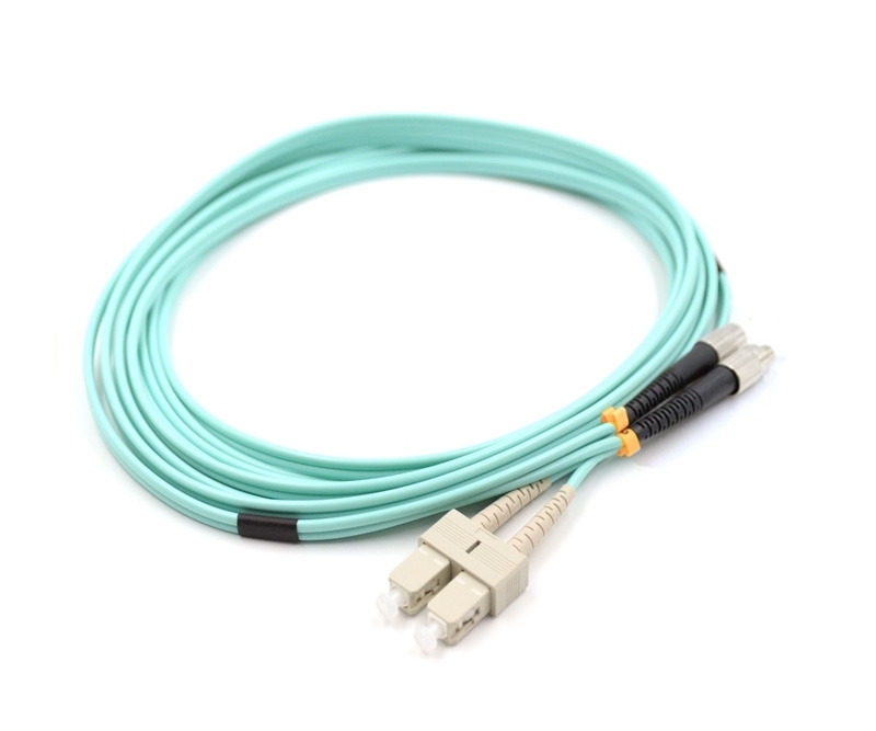 10m SC to ST Duplex OM3 Multimode Patch Cable