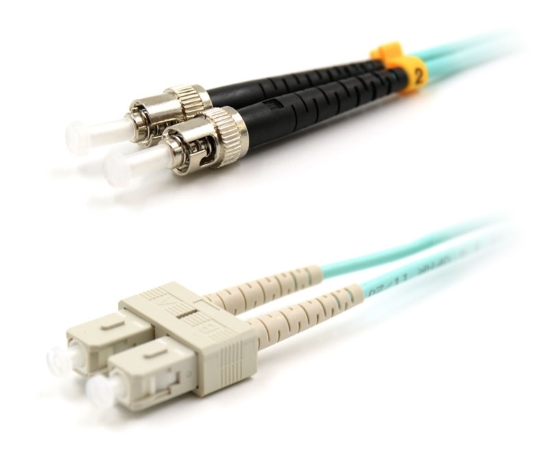 10m SC to ST Duplex OM3 Multimode Patch Cable