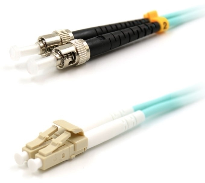 2m LC to ST Duplex OM3 Multimode Patch Cable