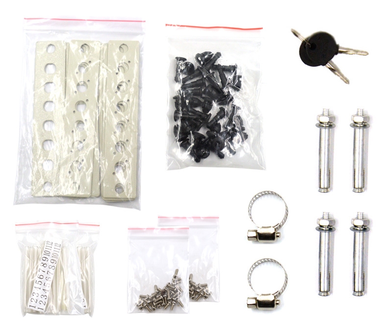 24 Adapter Slot Indoor Wall Mount Box 2 Doors