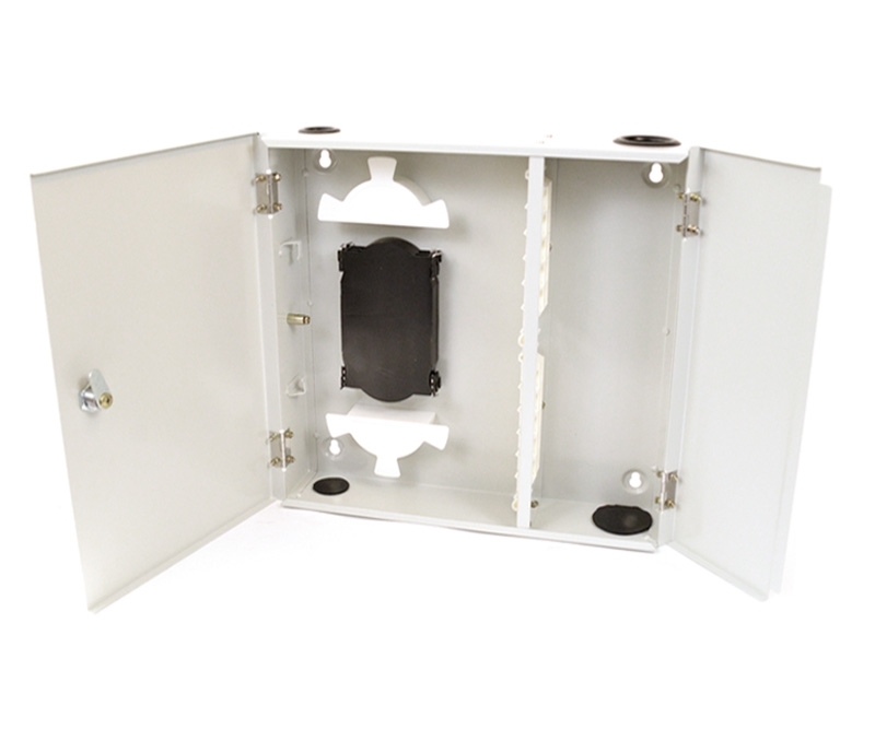 24 Adapter Slot Indoor Wall Mount Box 2 Doors