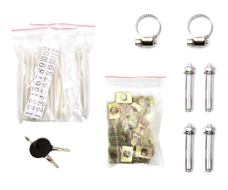 24 Adapter Slot Indoor Wall Mount Box 2 Doors