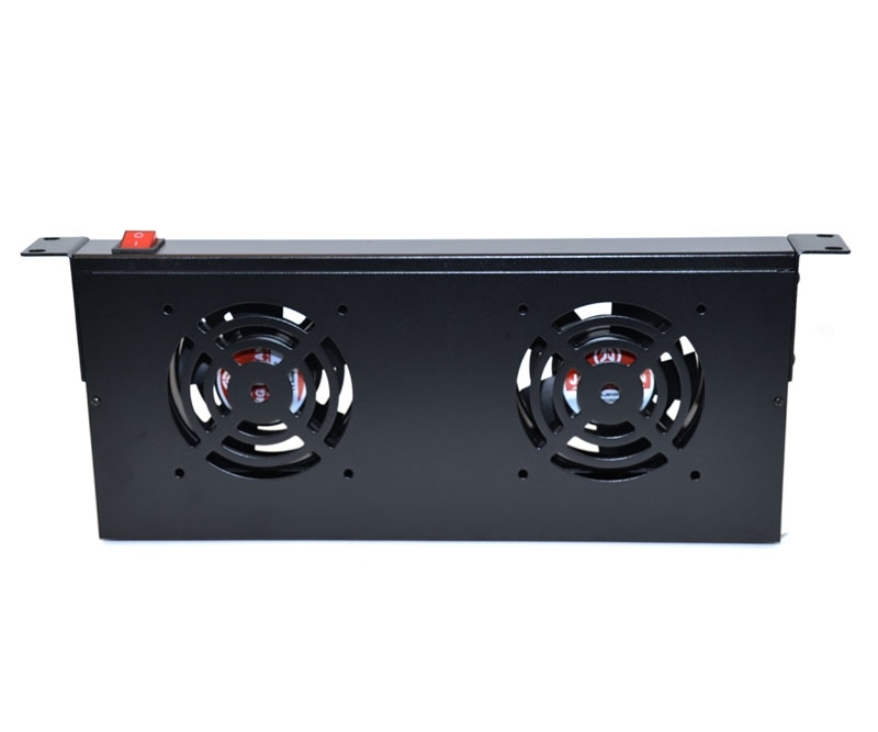 Network Rack Cooling Fan 2 Fan 1U