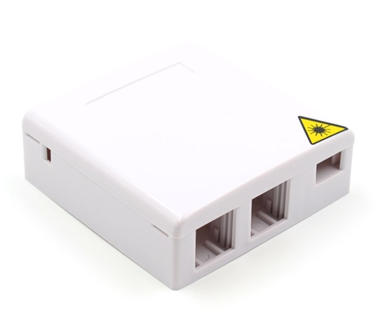 2 Fiber Wall Outlet Box with 4 Ports1 SC Adapter 1 RJ45 and 1 RJ11 2 Fiber Wall Outlet Box with 4 Ports1 SC Adapter 1 RJ45 and 1 RJ11