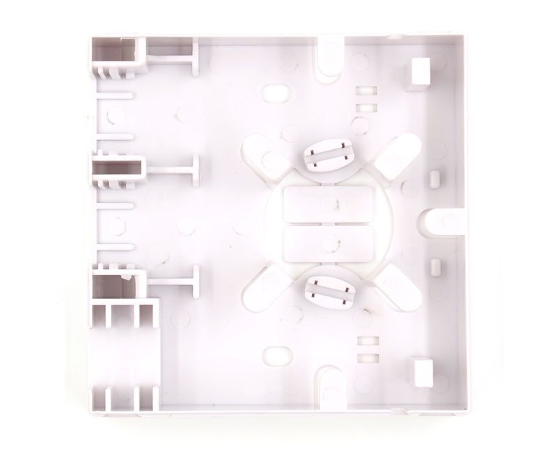 2 Fiber Wall Outlet Box with 4 Ports1 SC Adapter 1 RJ45 and 1 RJ11