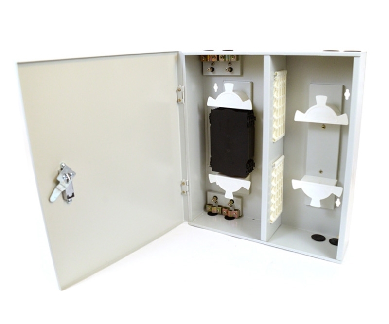 48 Adapter Slot Indoor Wall Mount Box Single Door