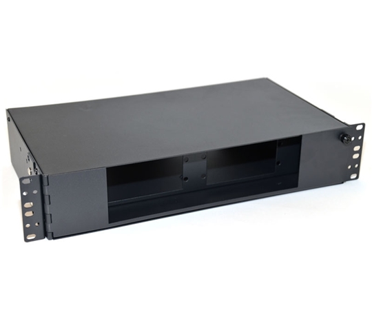 2U 19 Swing Out Panel for 4 LGX Adapter Plates 2U 19 Swing Out Panel for 4 LGX Adapter Plates